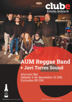 Arrímase o reggae ao Aturuxo este sábado 06 dec.