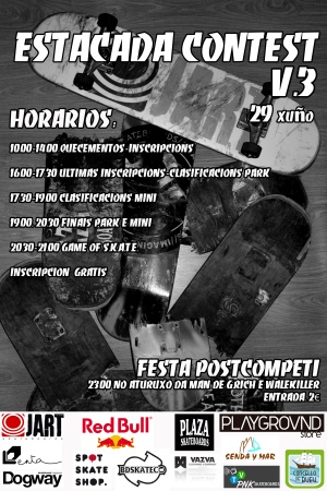Festa PostCompeti // Estacada Contest V.3. Dj G.Rich e Dj Whalekiller